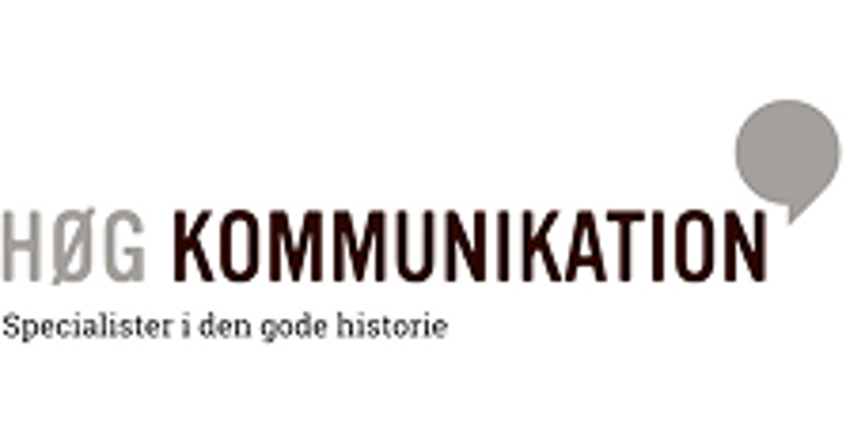 HØG KOMMUNIKATION logo